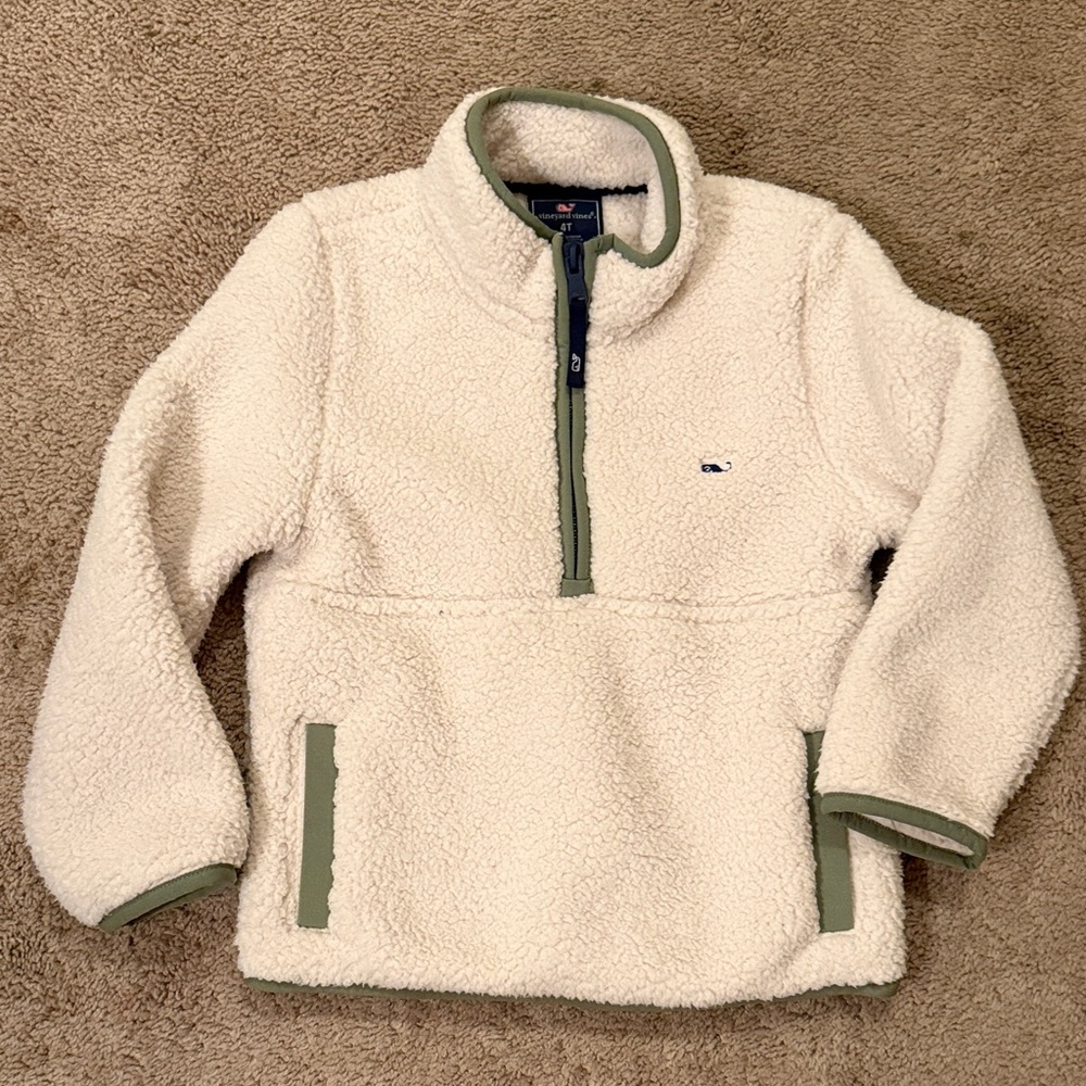 Vineyard Vines Girls 4T Fleece Pullover